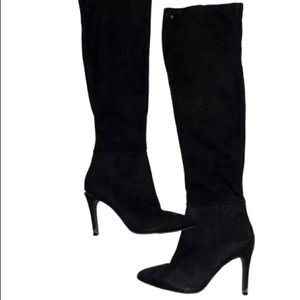 Knee stiletto boots